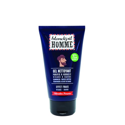 Blondépil Homme-Face & Beard Cleansing Gel - Purifies & Softens Blondépil Homme-Face & Beard Cleansing Gel - Purifies & Softens